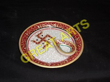 Marble Pooja Plates 