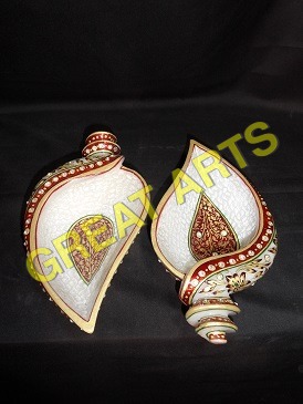 Marble Shankh Bowls 
