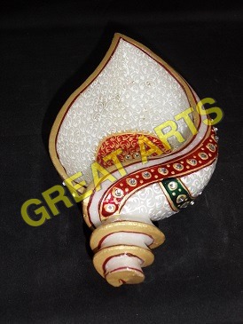 Marble Shankh Bowls 