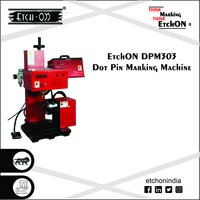 Pneumatic Dot Pin Marking Machine with Rotary DPM303