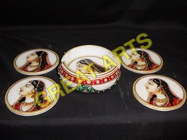 Marble Tea Costers 