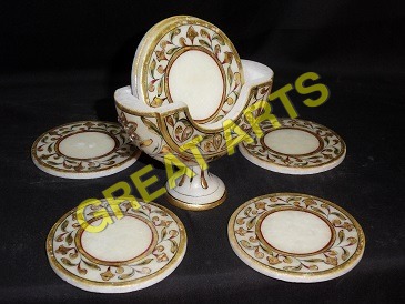 Marble Tea Costers 