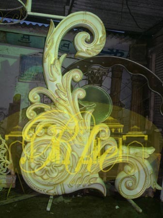 Wedding Ceremony Cutwork Jali Decoration