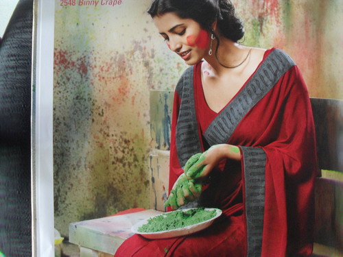 printed saree