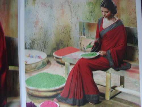 printed saree