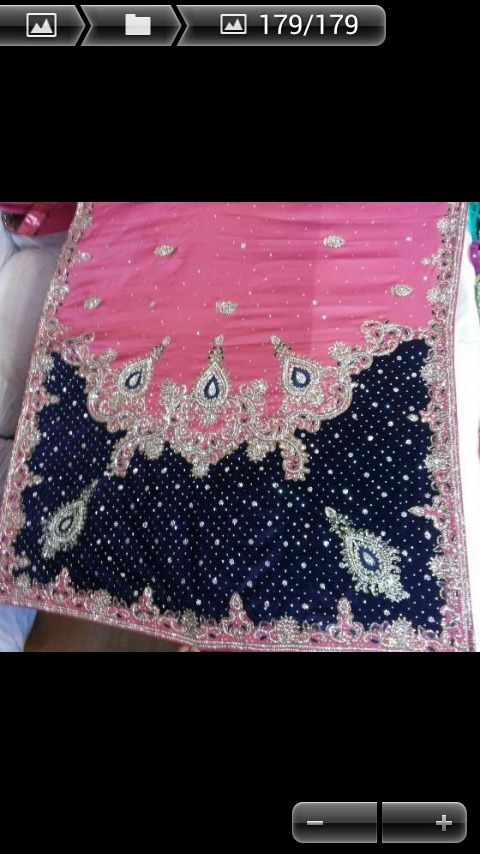 Shiffon Saree with velvet palla