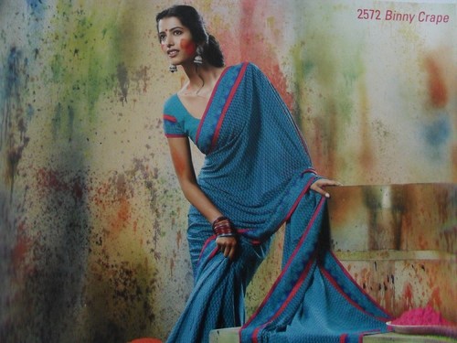 printed saree