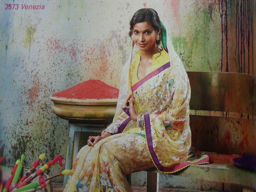 printed saree