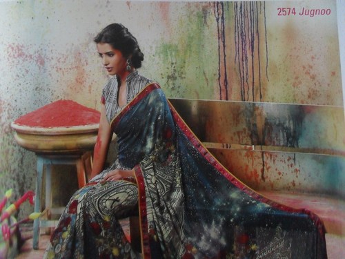 printed saree