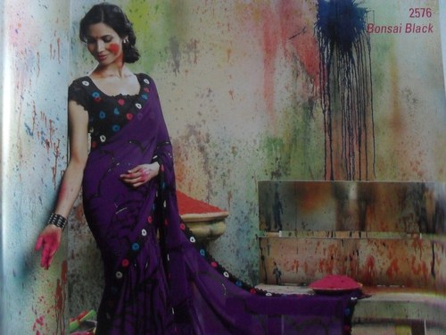 printed saree
