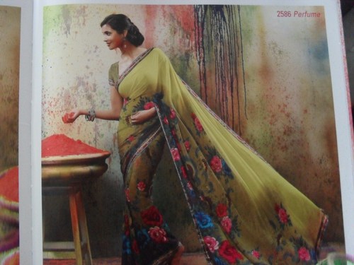 printed saree