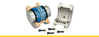 Metallic Couplings Taper Grid - Aluminum and Aluminum Alloy, Round Shape, White Color | Metal Bellows, Galvanized and Plated Surface Treatment