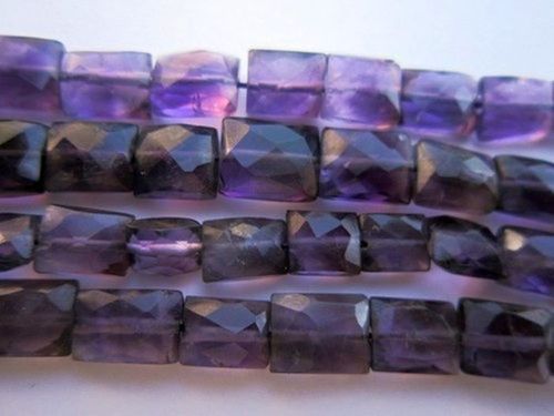 Pear Cut Amethyst Faceted Chiklet Beads Gemstone