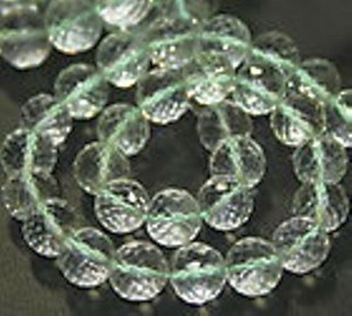 Transparent Amethyst Faceted Round Beads Gemstone