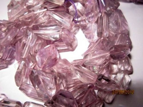 Amethyst Faceted  Nuggets beads Gemstone