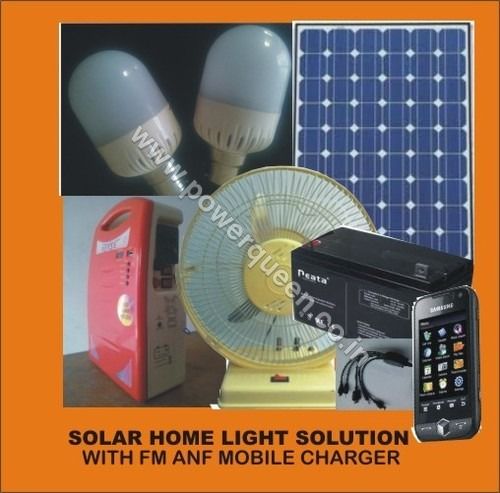 SOLAR HOME LIGHT WITH FM