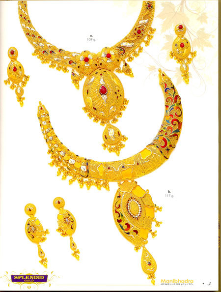 SPLENDID GOLD JEWELLRY BOOK - 22K Gold, Variable Dimensions | Elegant Traditional Design, Precious Stones, Luxury Look
