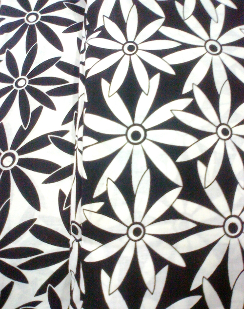 Flower Printed Fabric Material