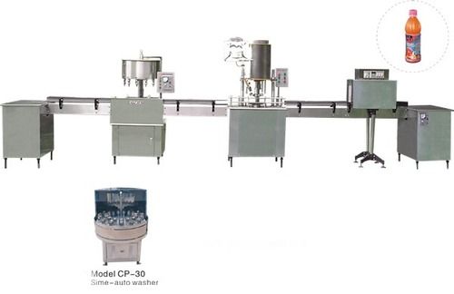 Bottle Washing, Filling & Capping Machine