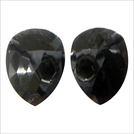 Rose Cut Fancy Black Diamond