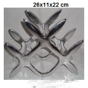 26x22x11 cm Stainless Steel Wine Rack