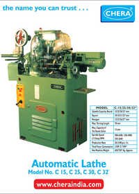 Single Spindle Automatic Lathe Machine