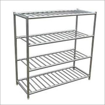Rack Stand - Stainless Steel 48x18x72 Inches 4 Shelves | Durable Adjustable Space-Saving Corrosion-Resistant