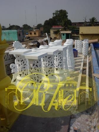 wedding mandap pillar