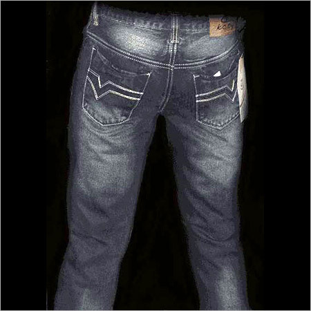 Stone Washed Denim Jeans
