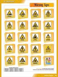Warning Sign Board