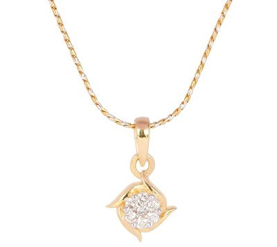 Kite shape diamond pendent