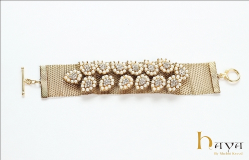 Pearl studded bracelet