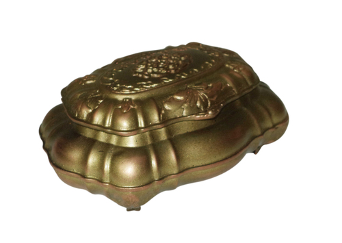 Ornate Metal Jwelery Box