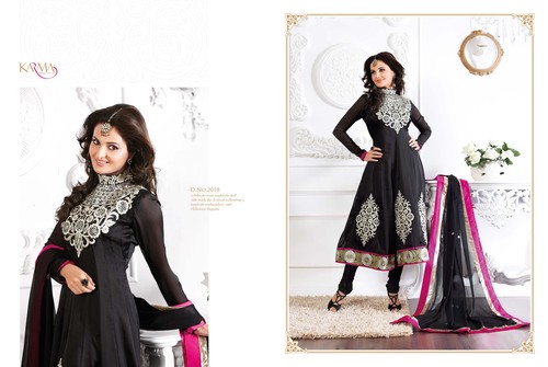 Embroidered Georgette Salwar Suits