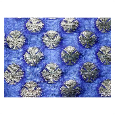 Blue Chanderi Silk Saree