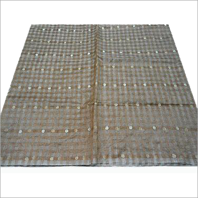 Fancy Organza Check Saree