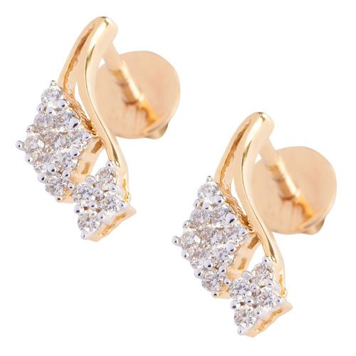 Kite Shape Diamond Earring