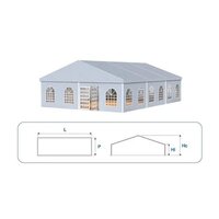 Wide Span Aluminium Hanger - Color: Grey