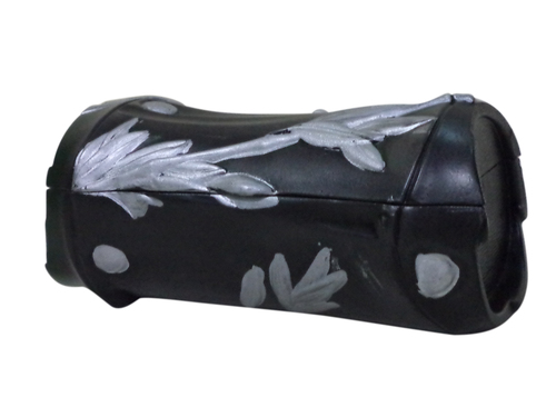 Floral Theme Cylindrical Jewelry Box