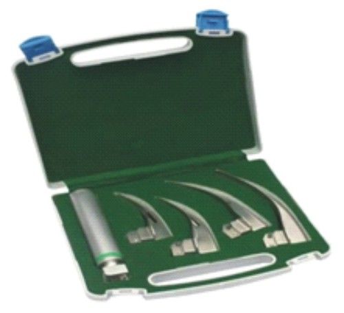 Reusable Professional Macintosh Fiber Optic Laryngoscope Set