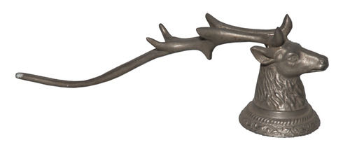 Brass Deer Head Candle Snuffer - Finishing: Polishing