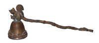 Brass Squirrel Candle Snuffer - Finishing: Polishing