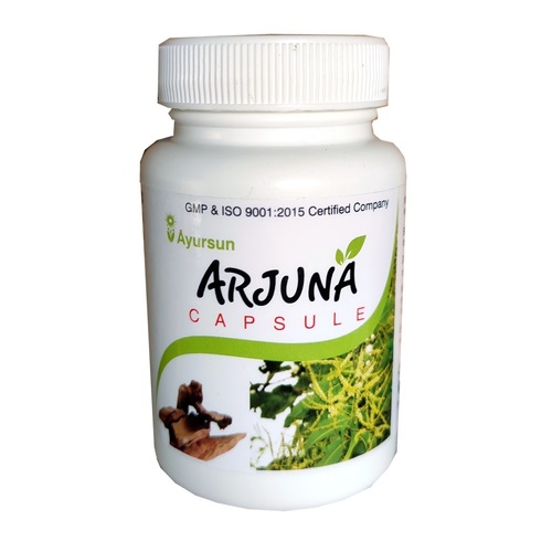 Ayurvedic Herbal Capsule For Improves Cardiac Function - Ayursun Arjuna Capsule