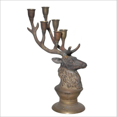 Deer Head Candle Holder