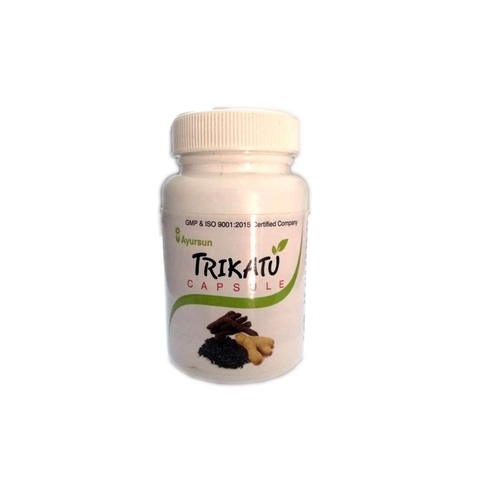 Ayurvedic Herbal Capsule For Digestion - Ayursun Trikatu Capsule