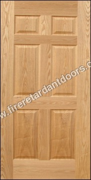 6 Panel Moulded Veneer Door