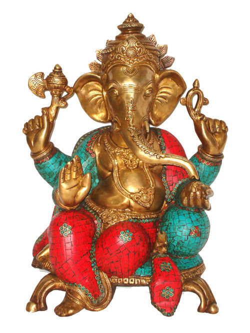 Brass Ganesha Statue