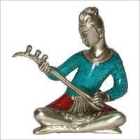 Village Man W/ Veena & Stone Work