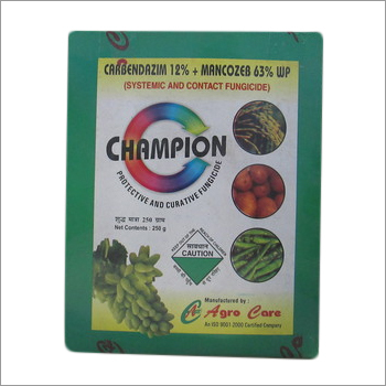Carbendazim 12% + Mancozeb 63% WP