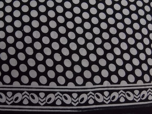 Black and white traditional print